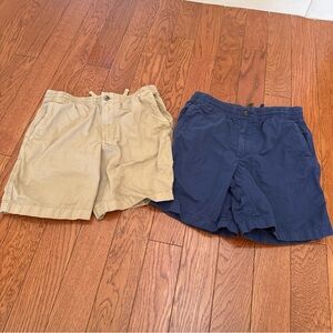 Polo by Ralph Lauren Tan and Navy Prepster Flex Shorts
